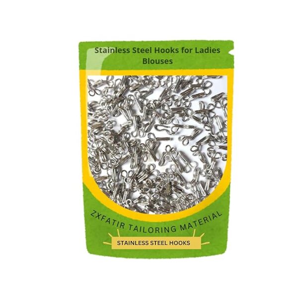 Stainless Steel Blouse Hooks (Premium Quality) - Set of 100 pieces